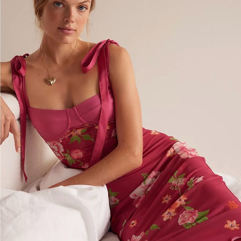Free People Printed Got Glam Slip Sold Out